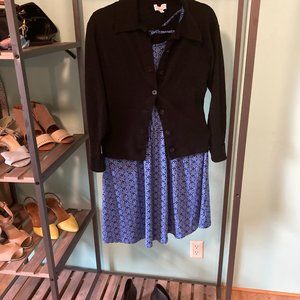 Black Lightweight Wool Cardigan